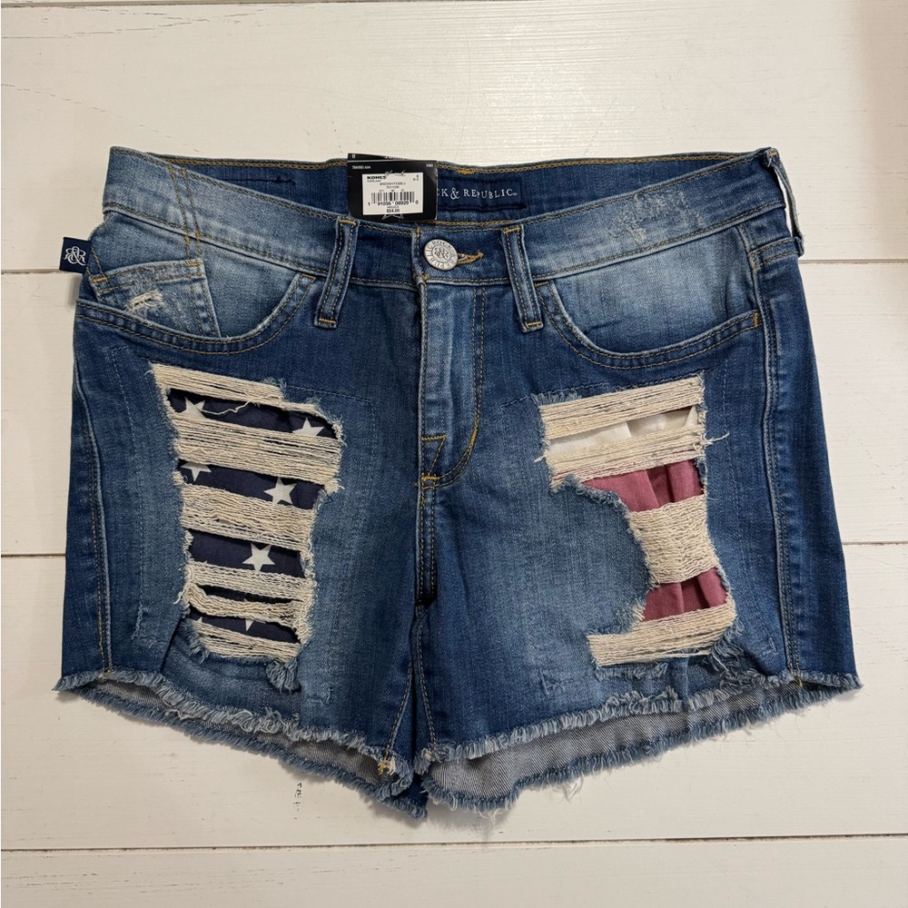Rock & Republic Jean Hula Shorts
